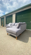 6 Seater Sectional Sofa *Light Grey*