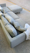 4 Seater Modular Sectional Sofa w/Ottoman *Grey*