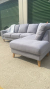 6 Seater Sectional Sofa *Light Grey*