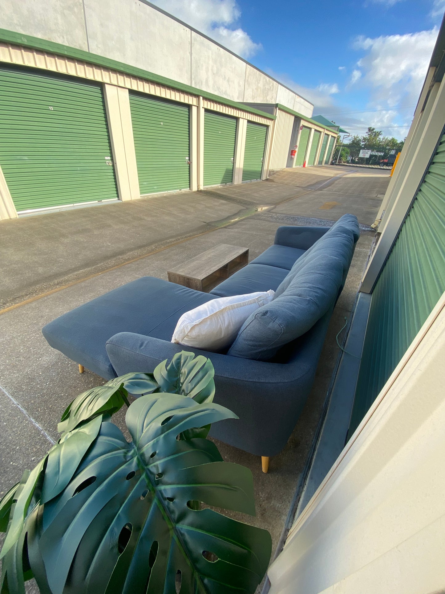 L Seater Sectional Sofa *Blue*