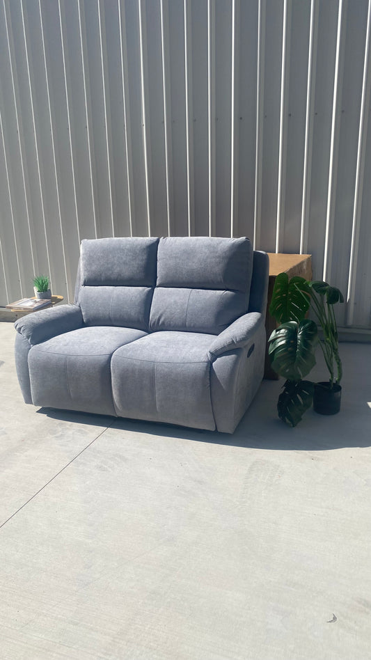 Kelso Smoke Grey Double Electric Recliner (BOXED)