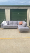 6 Seater Sectional Sofa *Light Grey*