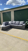 Ex Fantastic Furniture L Seater Sectional Sofa *Grey*
