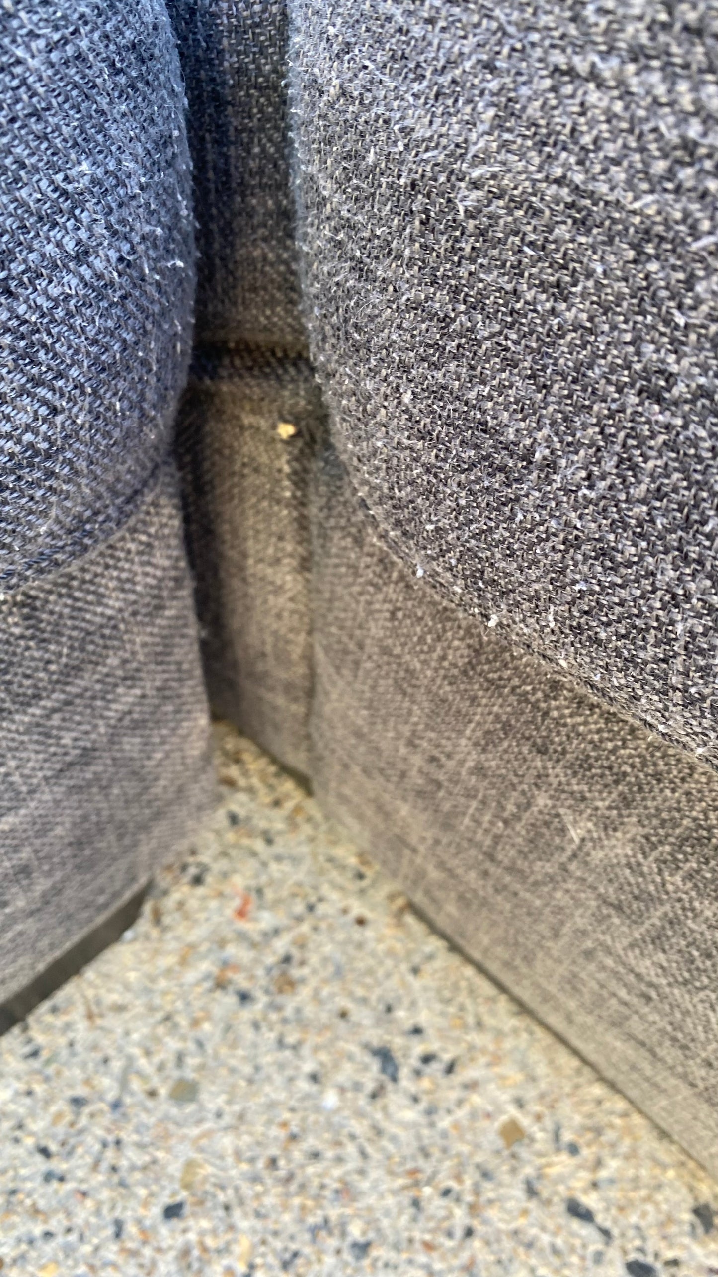 Ex Amart Holloway Deep Seated Charcoal Grey Corner Lounge Suite