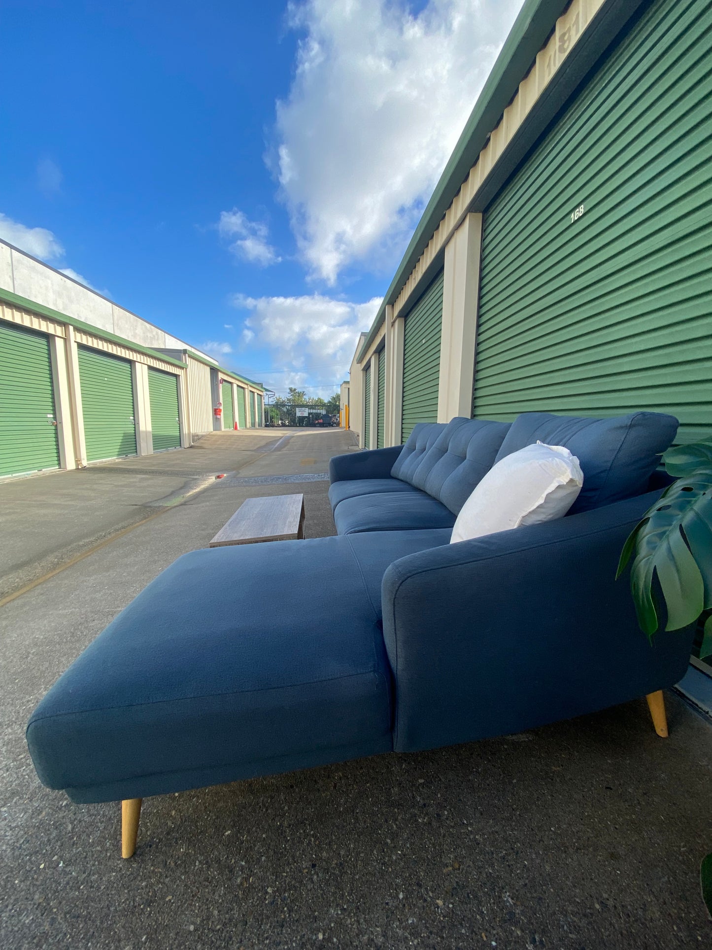 L Seater Sectional Sofa *Blue*