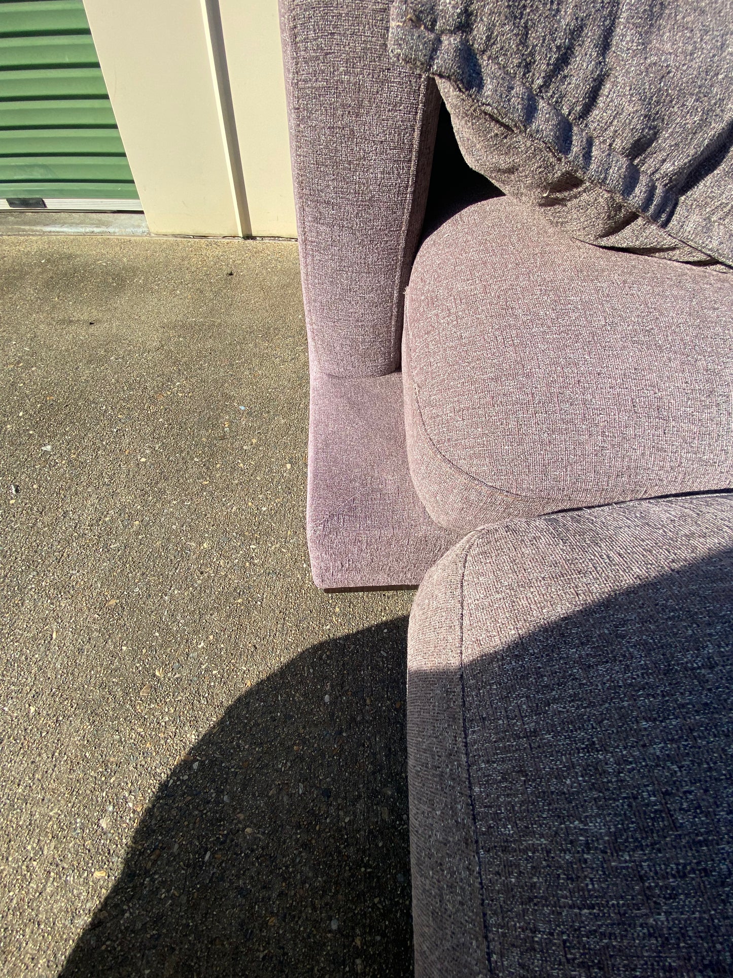 3 Seater Sofa w/Ottoman *Brown*