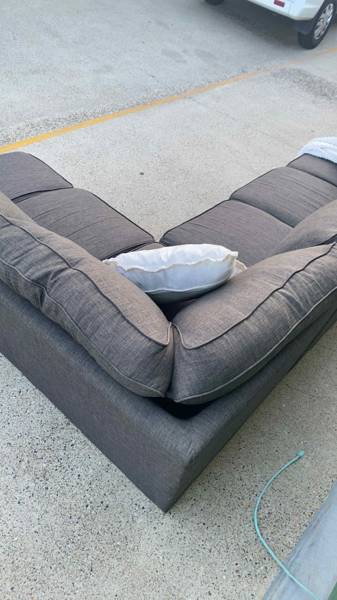 5 Seater Sectional Sofa w/Chaise *Brown*