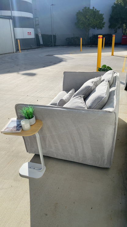 Ex Eureka Clio Grey 3 Seater Sofa