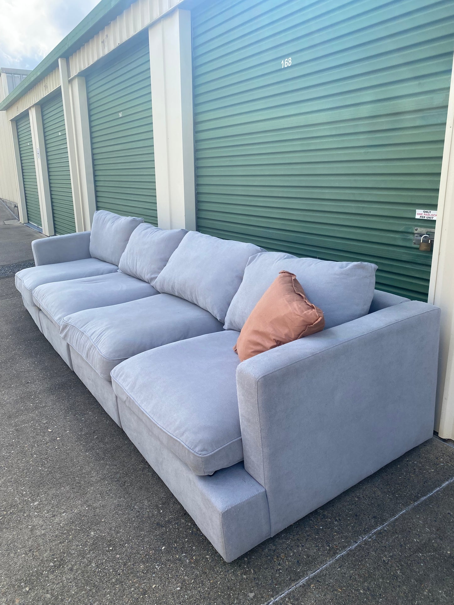 4 Seater Modular Sofa *Grey*