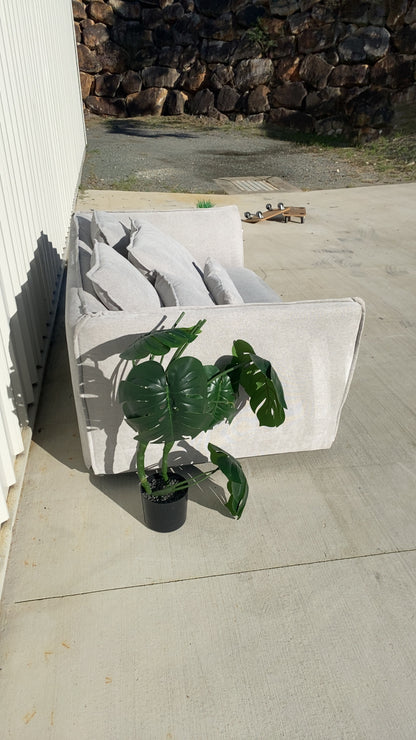 Ex Eureka Clio Grey 3 Seater Sofa