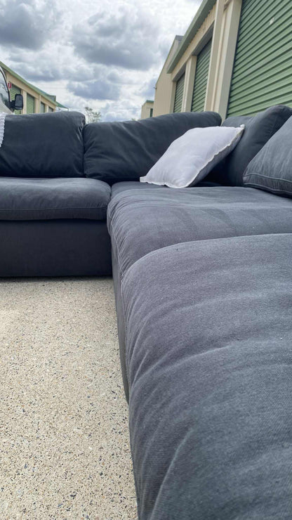 Ex Nick Scali 7 Seater Modular Cloud Sofa *Navy Blue*
