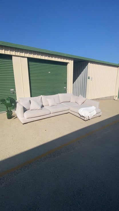 Ex Freedom LONG ISLAND Fabric Modular Deep Seated Sofa *Grey*