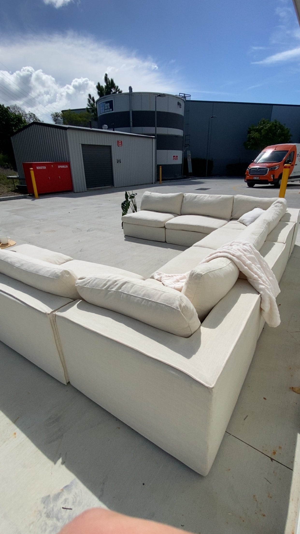 Ex Freedom 8 Piece Beige Modular Sofa