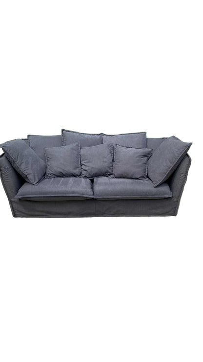 Ex Eureka CLIO 3-Seater Grey Sofa