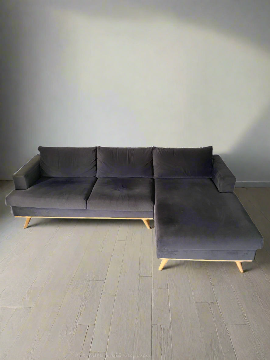 L Seater Sofa *COCO Charcoal*