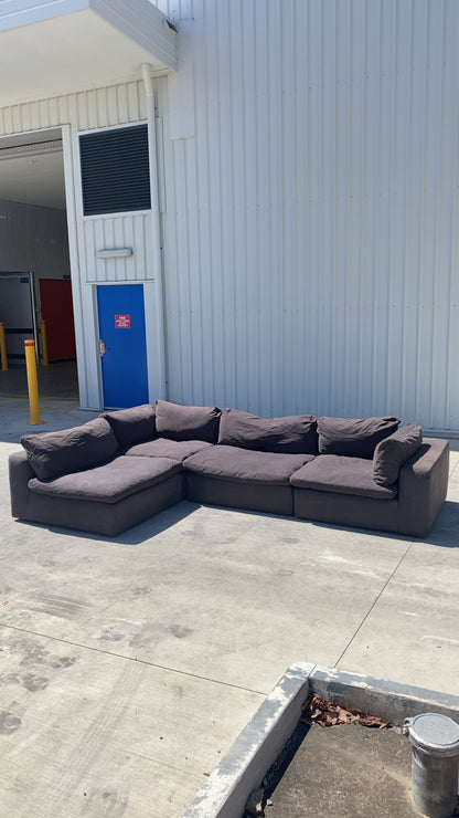 Modular Cloud Charcoal Couch