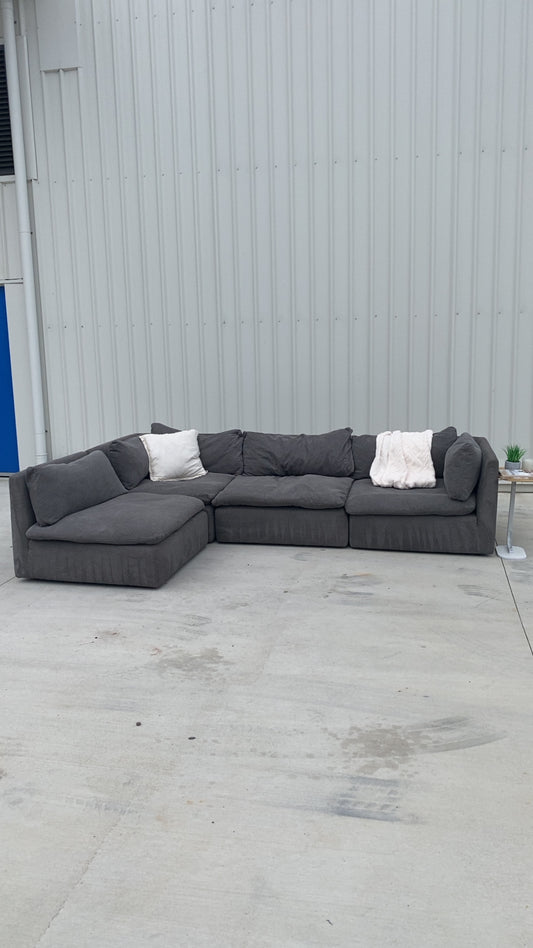 Cloud Style Dayton Modular Charcoal Lounge