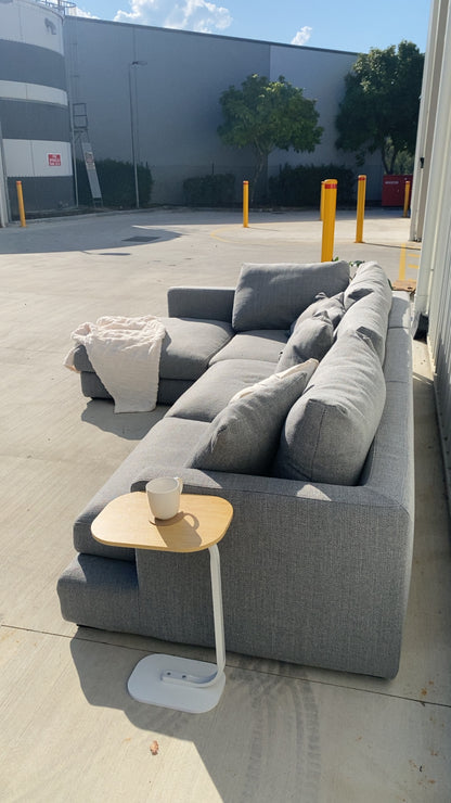 Ex LoungeLovers Long Beach L Shape Grey Sofa