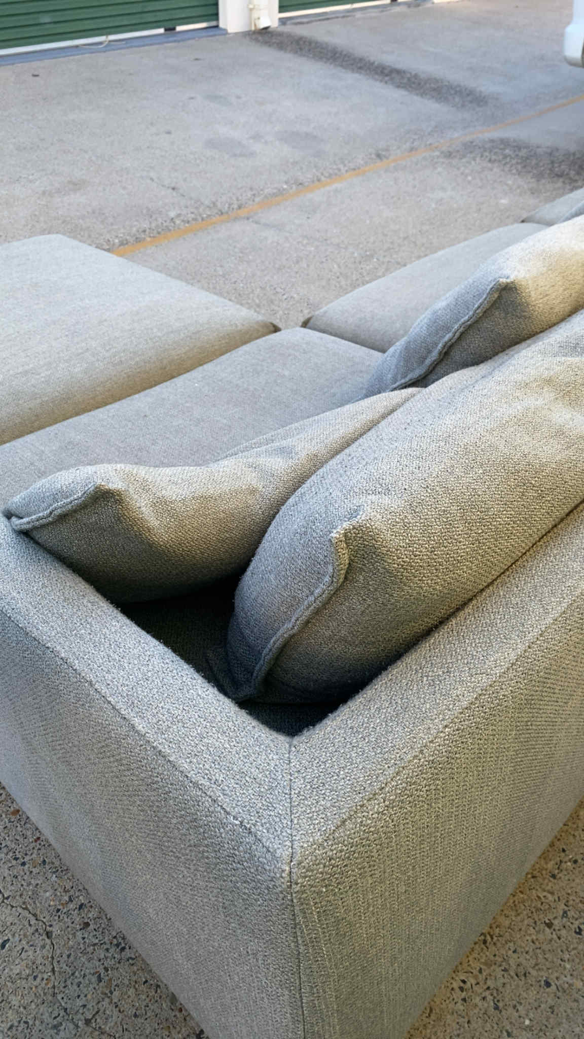 4 Seater Modular Sectional Sofa w/Ottoman *Grey*