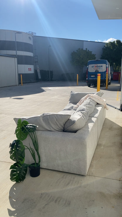 Ex Eureka Sorriso Modular Grey Cloud Sofa