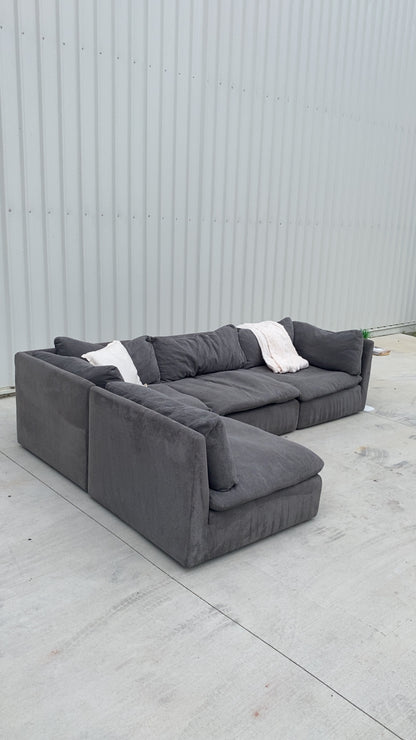 Cloud Style Dayton Modular Charcoal Lounge