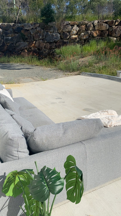 Ex LoungeLovers Long Beach L Shape Grey Sofa