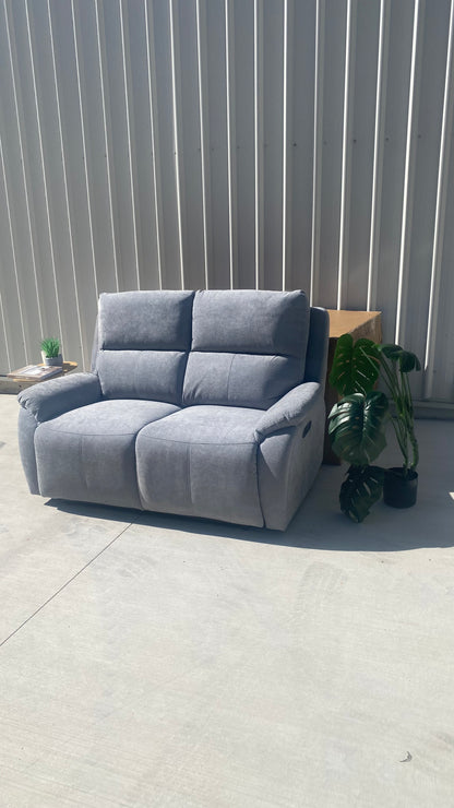 Kelso Smoke Grey Double Electric Recliner (BOXED)