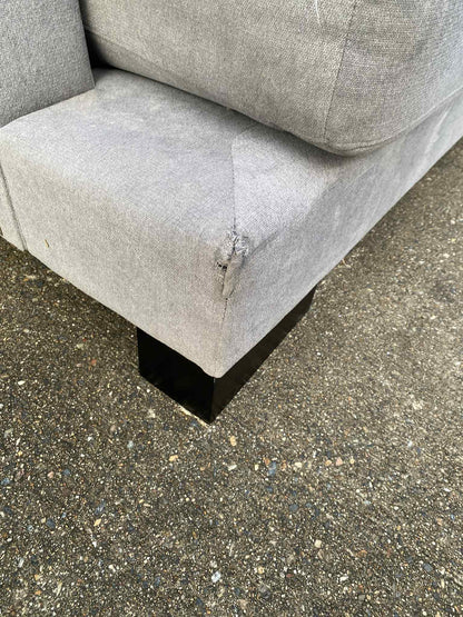 Pre-loved Harvey Norman 4 Seater Modular w/Ottoman *Grey*