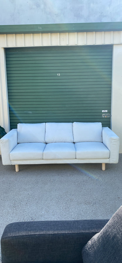 Ex IKEA 3 Seater Biege Sofa