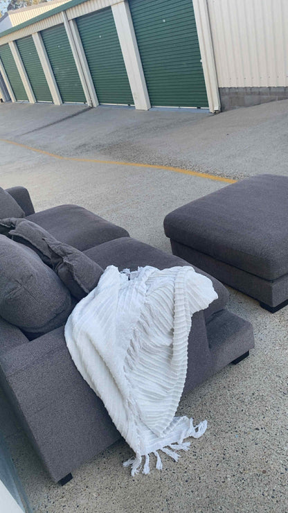 Deep Seated Lounge w/Ottoman *Brown*