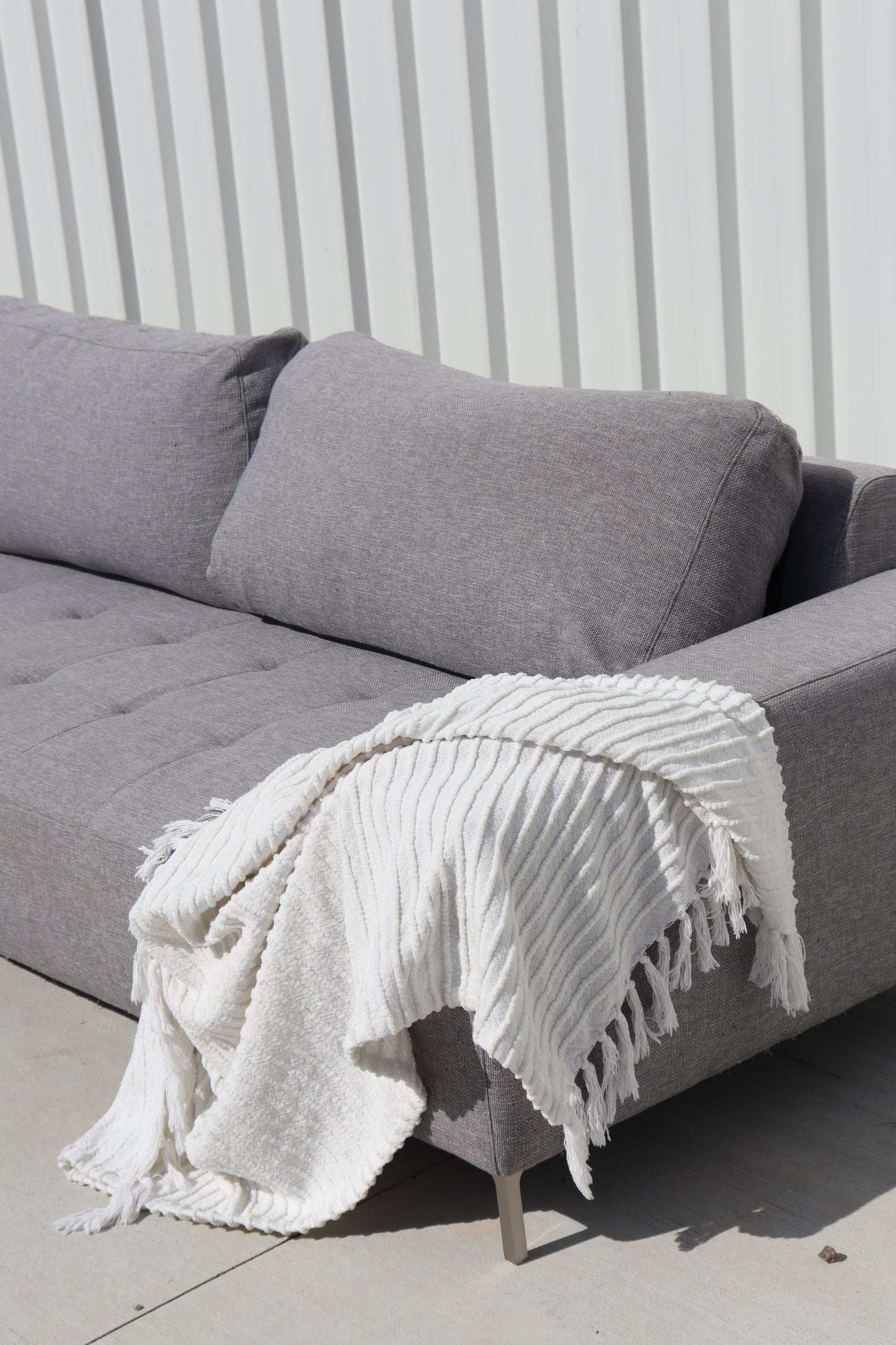 Large Premium L Shape Grey Sofa