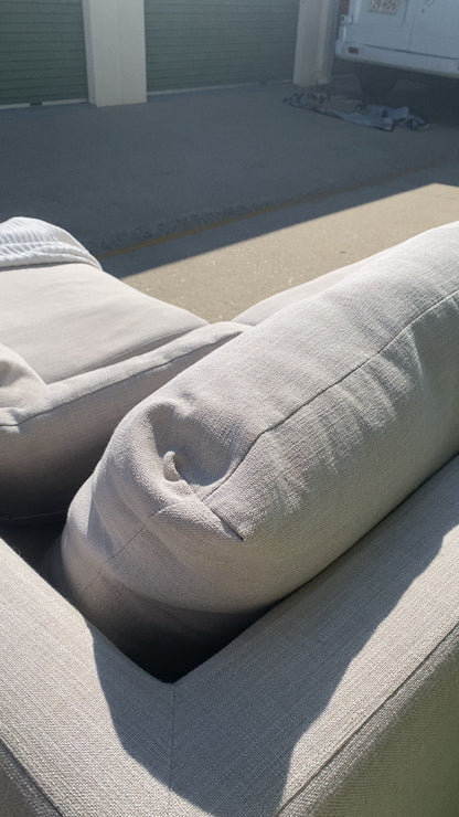 Ex Freedom LONG ISLAND Fabric Modular Deep Seated Sofa *Grey*