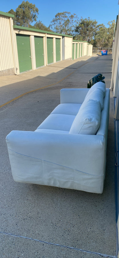 Ex IKEA 3 Seater Biege Sofa