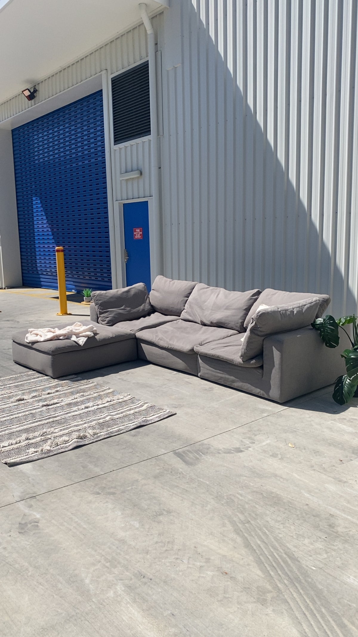 Modular Cloud Grey Couch