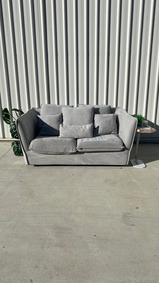 Ex Eureka Clio Grey 3 Seater Sofa