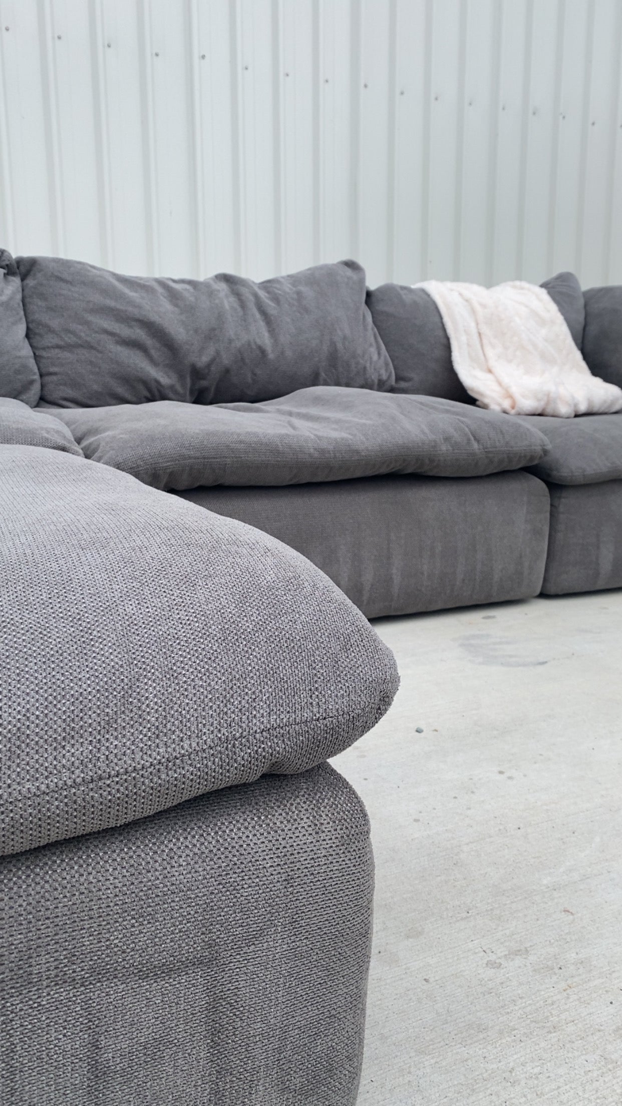 Cloud Style Dayton Modular Charcoal Lounge