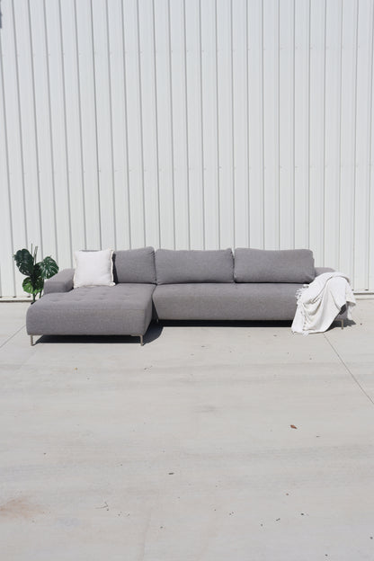 Large Premium L Shape Grey Sofa