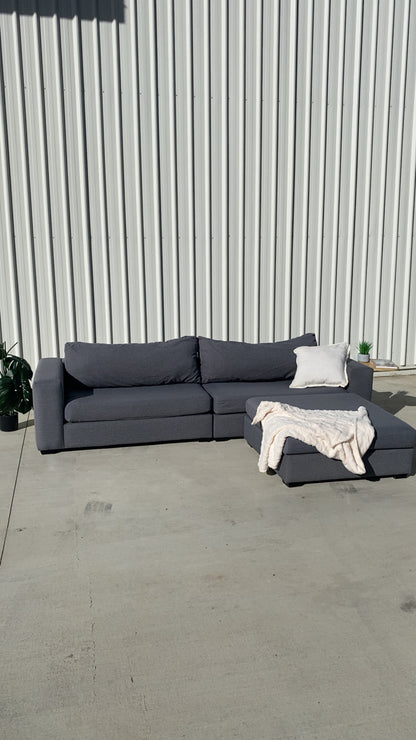 Modular 4 Seater Sofa w/Ottoman