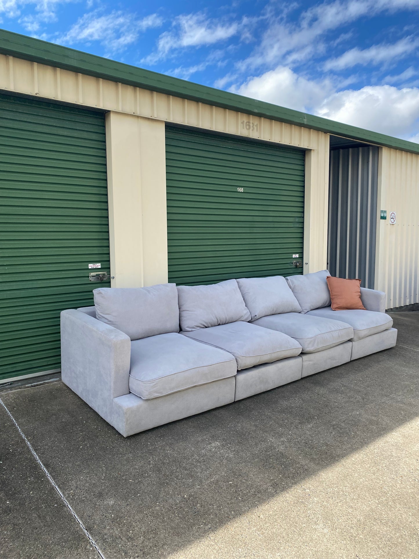 4 Seater Modular Sofa *Grey*