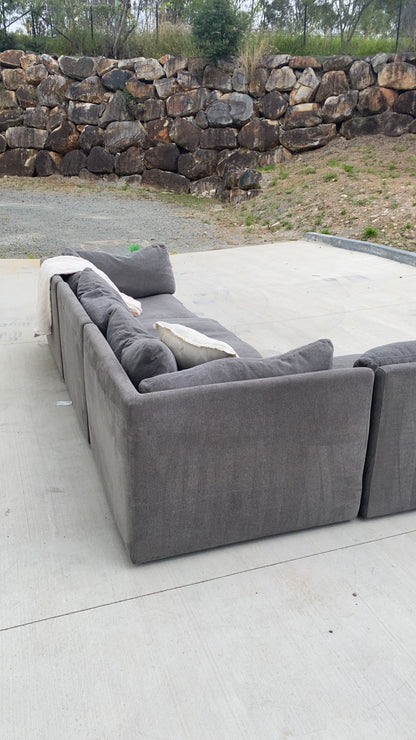 Cloud Style Dayton Modular Charcoal Lounge