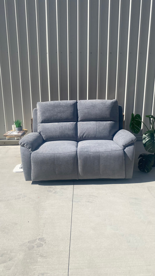 Kelso Smoke Grey Double Electric Recliner (BOXED)