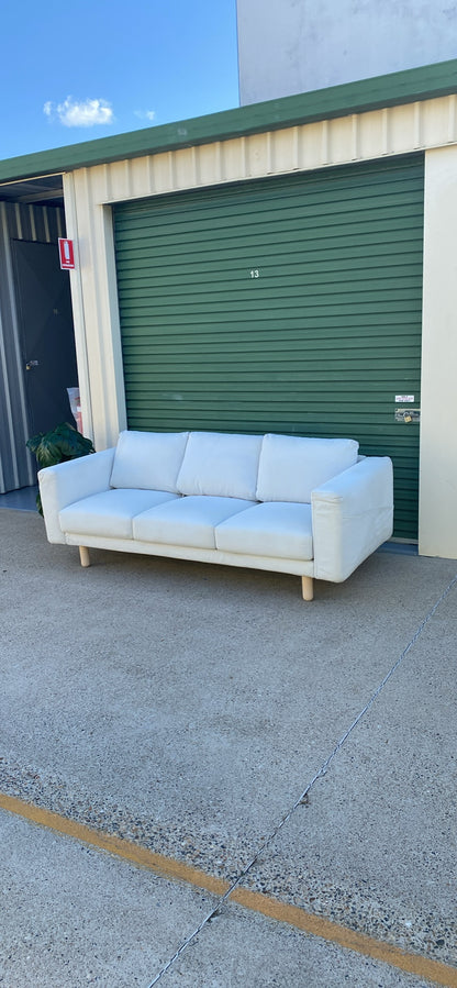 Ex IKEA 3 Seater Biege Sofa