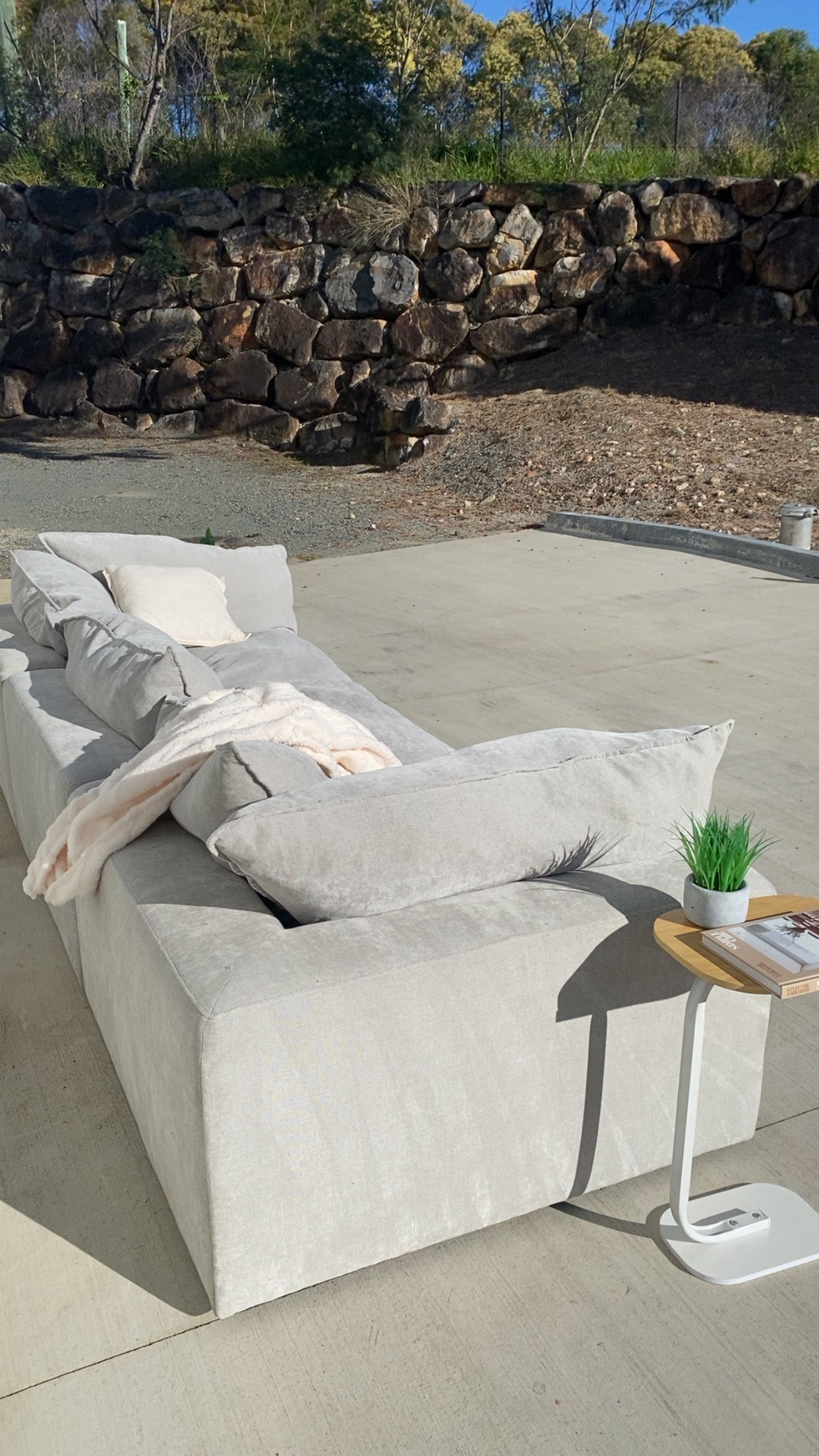 Ex Eureka Sorriso Modular Grey Cloud Sofa