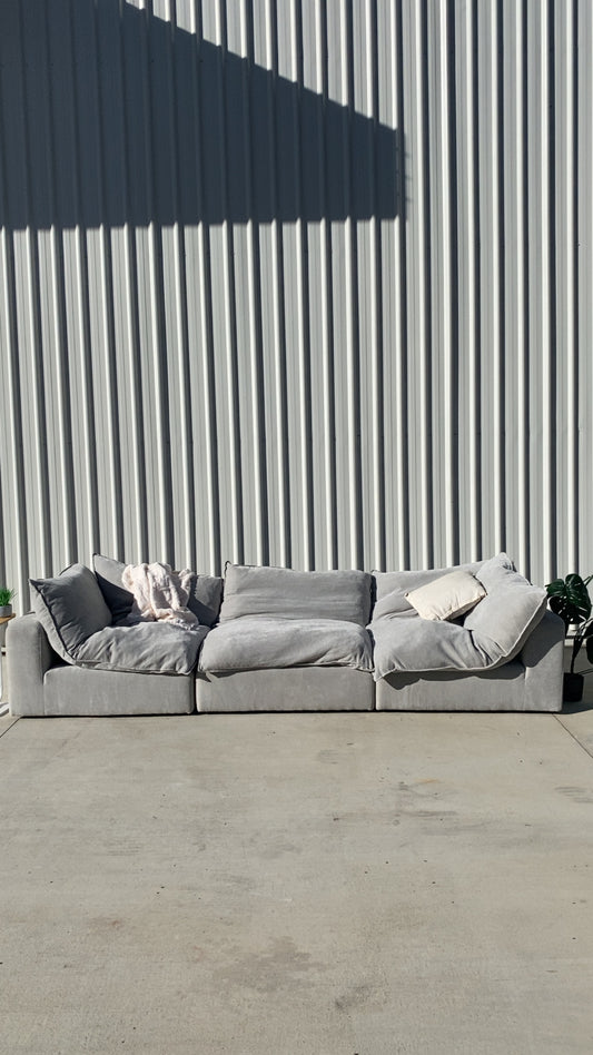 Ex Eureka Sorriso Modular Grey Cloud Sofa
