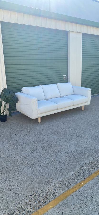 Ex IKEA 3 Seater Biege Sofa