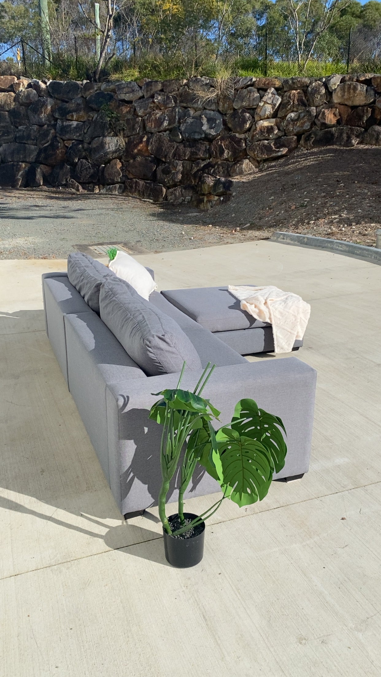 Modular 4 Seater Sofa w/Ottoman