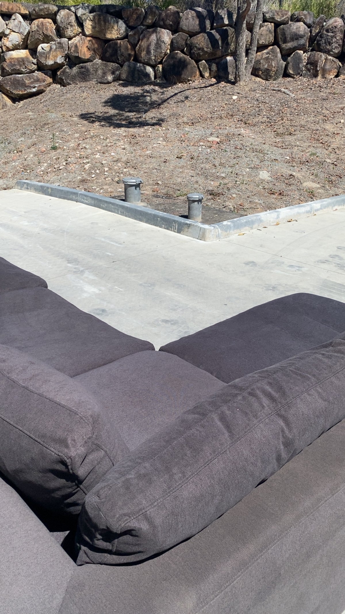 Modular Cloud Charcoal Couch