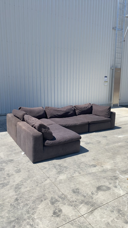 Modular Cloud Charcoal Couch