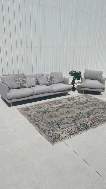 Ex Lounge Lovers 4 Seater + Occasional Chair