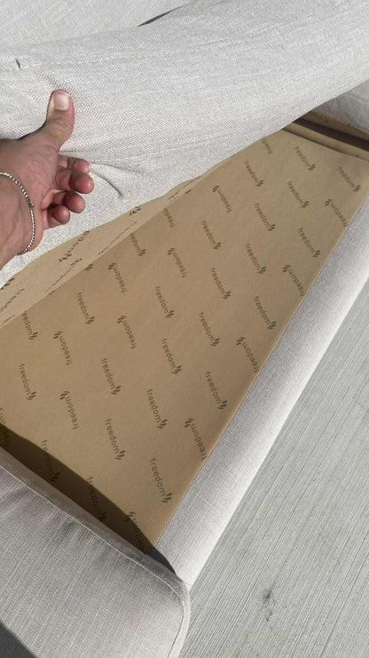 Ex Freedom Long Island 4 Seater Sectional Beige Sofa